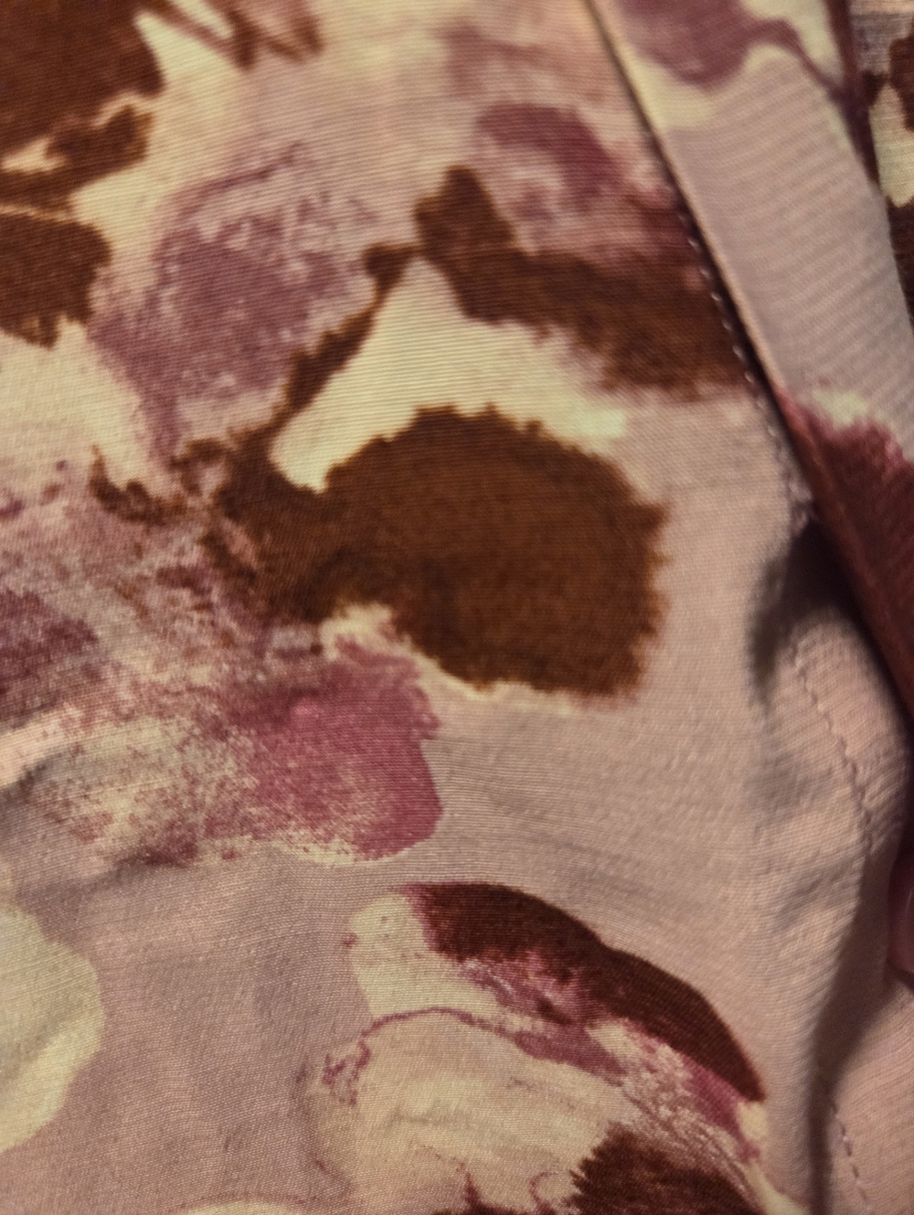 Nordstrom Signature Blouse Pink Mauve Floral NWT $169 Long Sleeve L - Picture 5 of 7